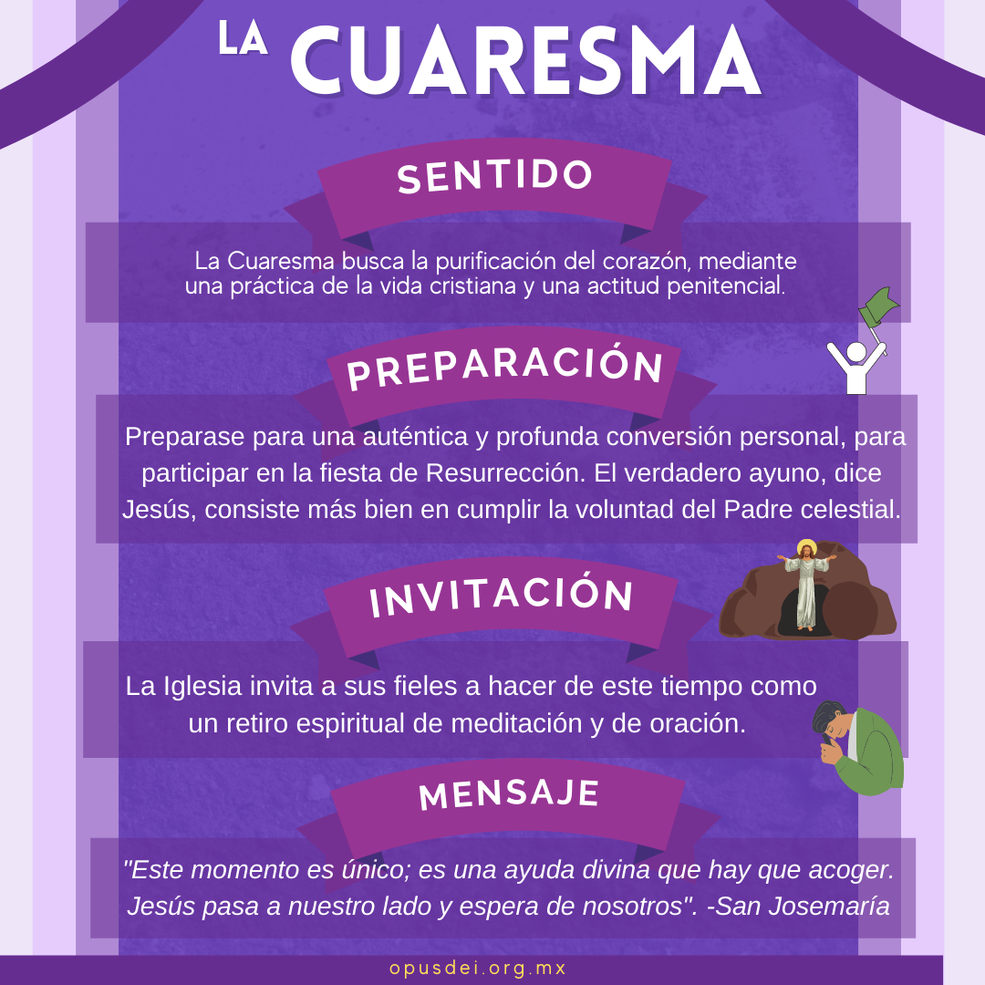 Recursos para vivir la Cuaresma Opus Dei